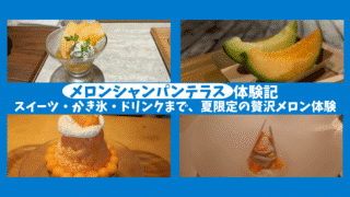 【トマム旅行⑨】メロンシャンパンテラスで堪能するメロン尽くしのスイーツ＆ドリンク