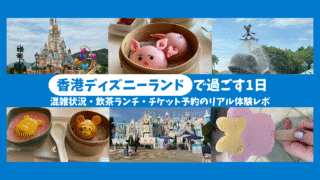 【香港ディズニーランド】混雑状況・飲茶ランチ・チケット予約まとめ